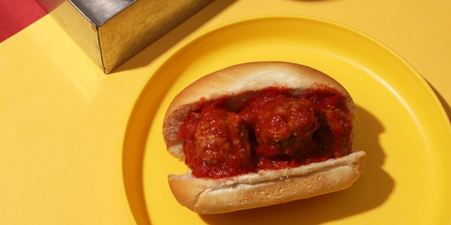 Meatballs N' Marinara Sandwiches