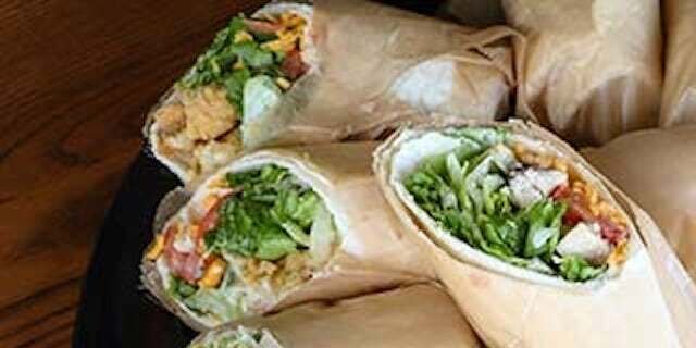 Honey Grilled Chicken Wrap Party Platter