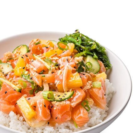 Yuzu Ponzu Salmon Bowl Combo