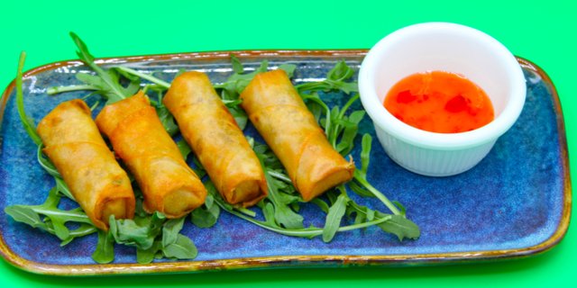 Homemade Duck Spring Rolls