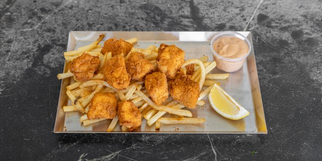 Cajun Halibut Bites