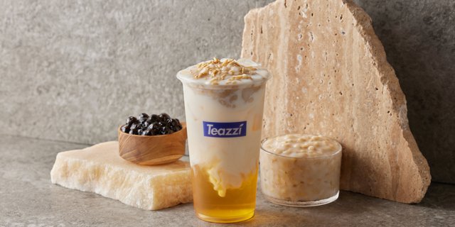 House Special Milk Tea (w/ Oats & Boba)