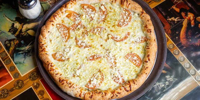 Basil Pesto Pan Pizza