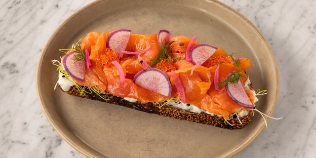 Salmon Tartine