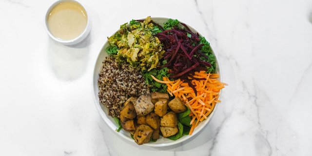 Yoga Girl Salad Tray