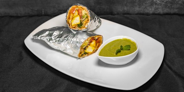 Paneer Tikka Wrap