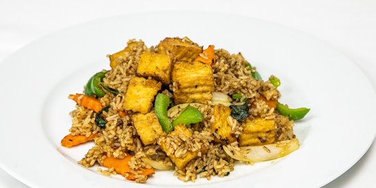Vegan Golden Tofu Fried Rice