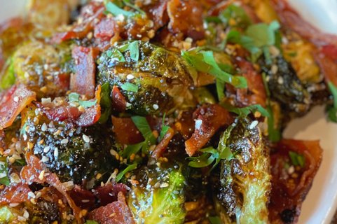 Sesame Brussels Sprouts