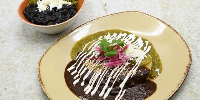 Dos Enchiladas Platter