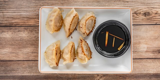 Fried Pork and Cabbage Dumplings