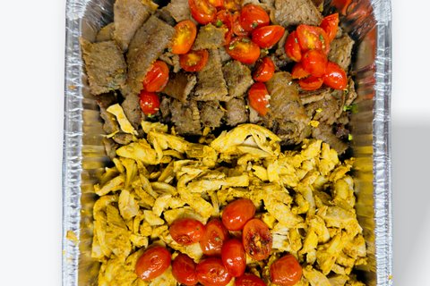 Combo Half Chicken & Half Lamb Beef