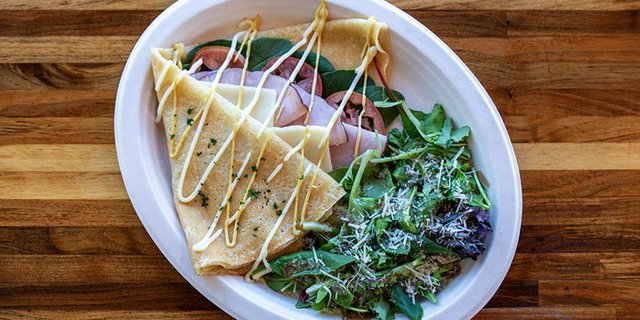 Ham & Cheese Crepe