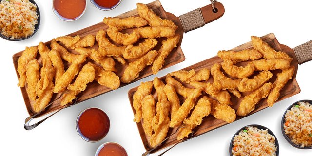 Medium Chicken Fingers & Rice