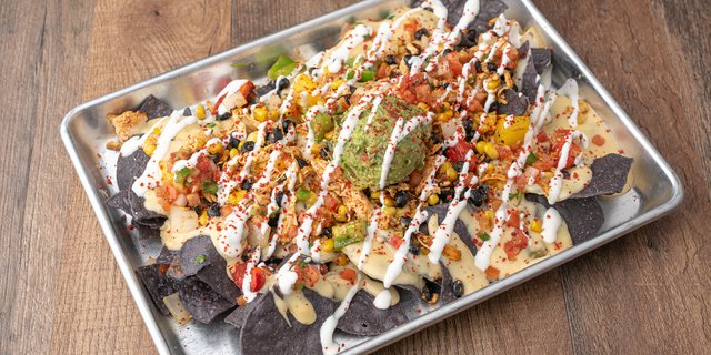 Chicken Elote Nachos