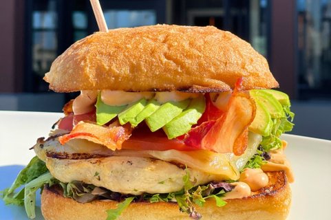 Tao's Chicken Club Sandwich