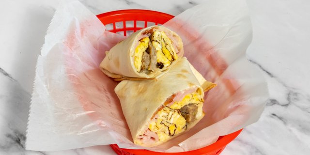 Meat Lover's Breakfast Burrito