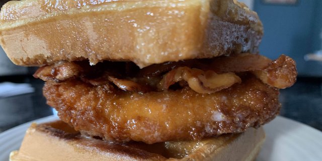Finding Home Chicken Waffle