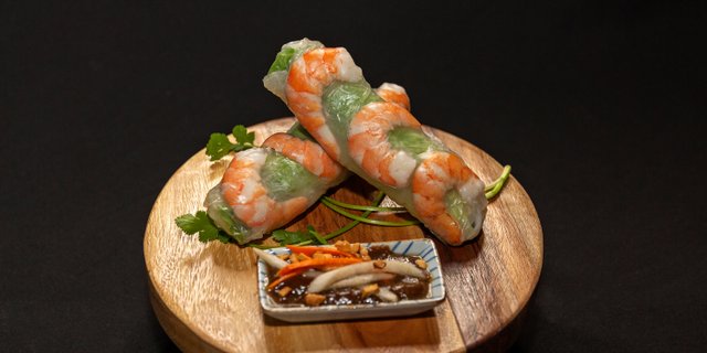 Shrimp & Pork Spring Rolls