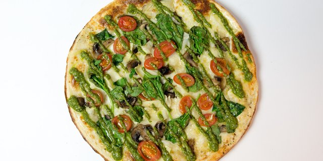 Veggie Pesto Pizza