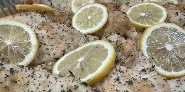 Chicken Limone Tray