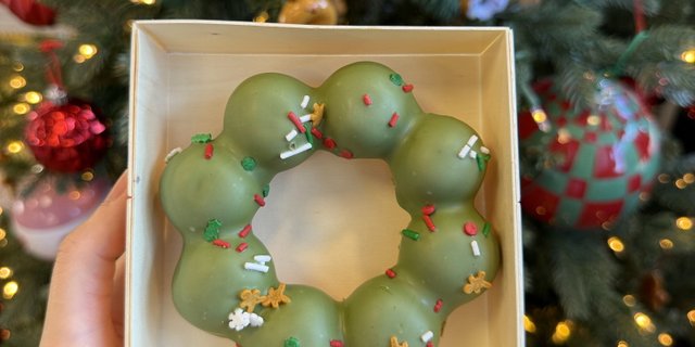 Xmas Matcha Donut