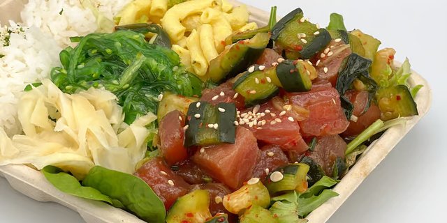 Kimchi Ahi Poké Plate