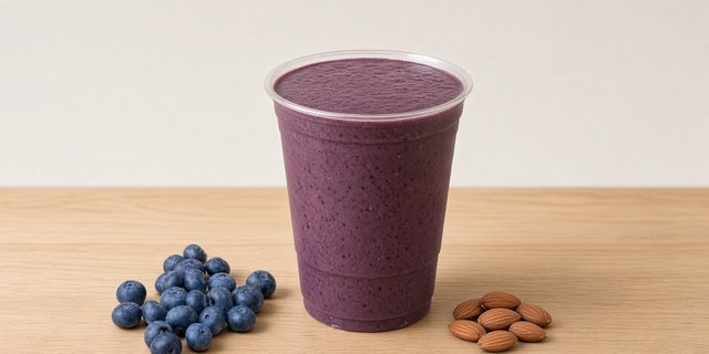 Nutty Blueberry Smoothie