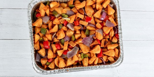 Breakfast Potatoes W/ Peppers & Onions