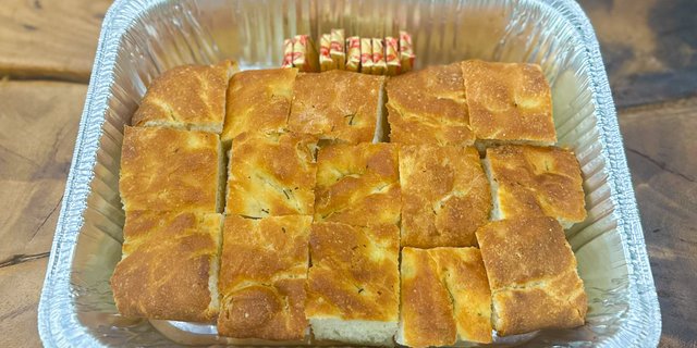 Fresh Baked Focaccia Tray