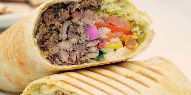 Lamb & Beef Shawarma Wrap