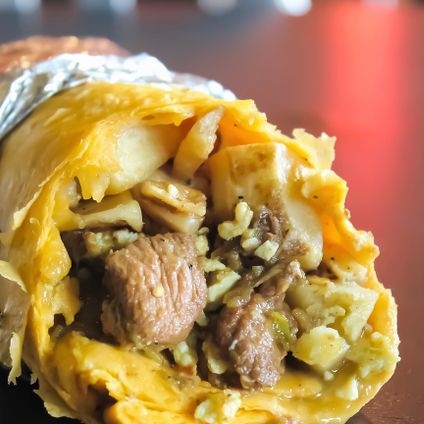 The Mile High Breakfast Burrito