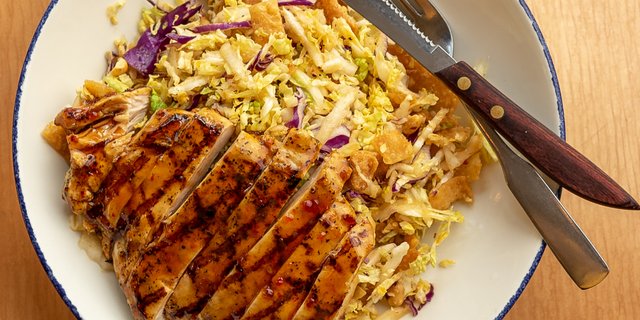 Chopped Asian Salad w/ Glazed Chicken