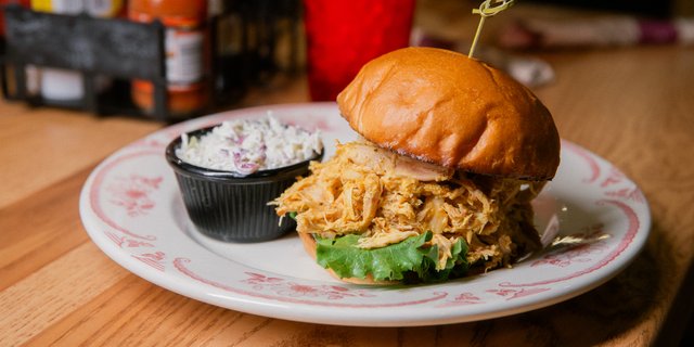 SC Mustard Pulled Chicken Sandwich Box