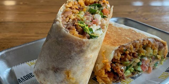 Ground Beef Burrito Meal