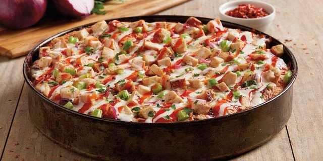 Individually Packaged Buffalo Chicken Pizza