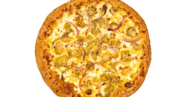 Gluten-Free Honey Mustard Chicken Pizza