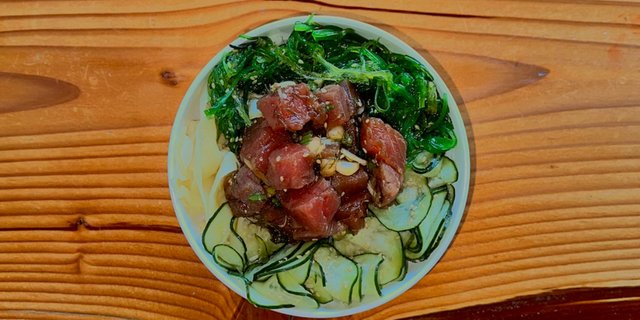 Shoyu Shaka Ahi Tuna Poke Bowl