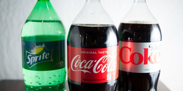 Assorted 2L Soda Bottles