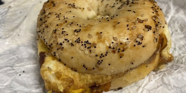 Breakfast Bagel Sandwich