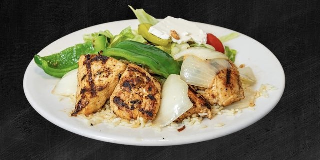 Chicken Kabob Plate
