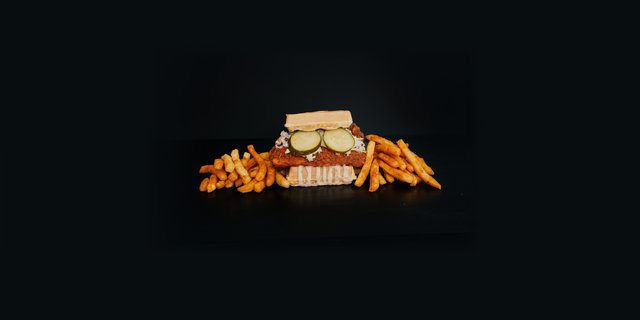 Cluck It Waffle Sandwich
