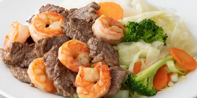 Beef Shrimp Teriyaki
