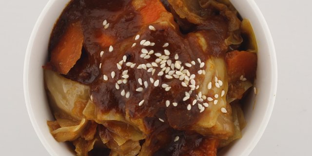 Braised Cabbage & Carrots