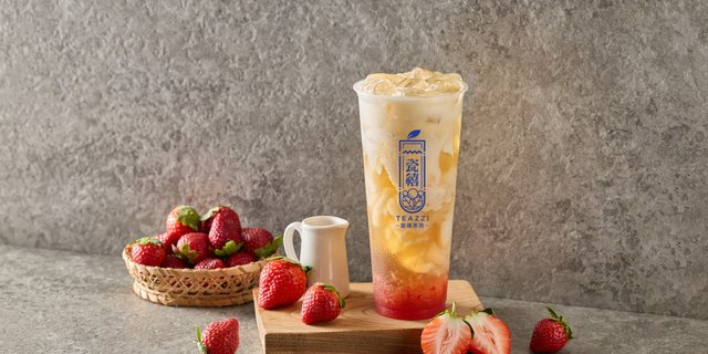 Strawberry Four Seasons Milk Tea