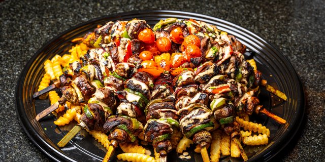 Filet Mignon Kabob Platter
