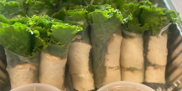 16-Piece Tofu Spring Roll Tray