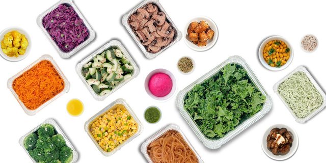 10 People - Vegan Medium Group Bowl & Salad Bar