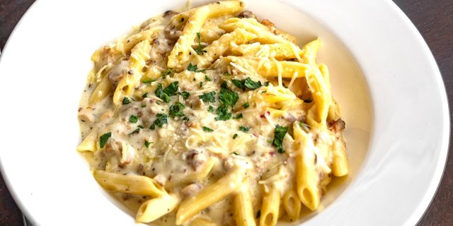 Roasted Wild Mushroom Pasta