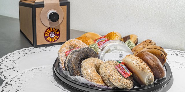Happy Bagel Breakfast