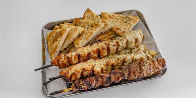Mixed Pork & Chicken Souvlaki